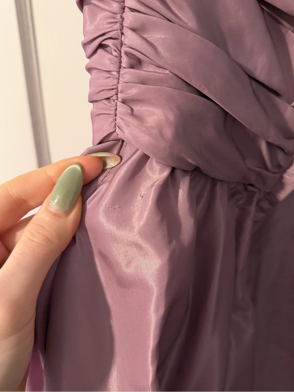 Victor Costa 70s Strapless Taffeta Evening Gown - Picture 7 of 16